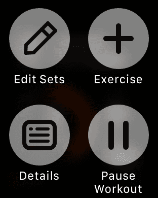 Force touch opens a ton of options for mid workout adjustments.